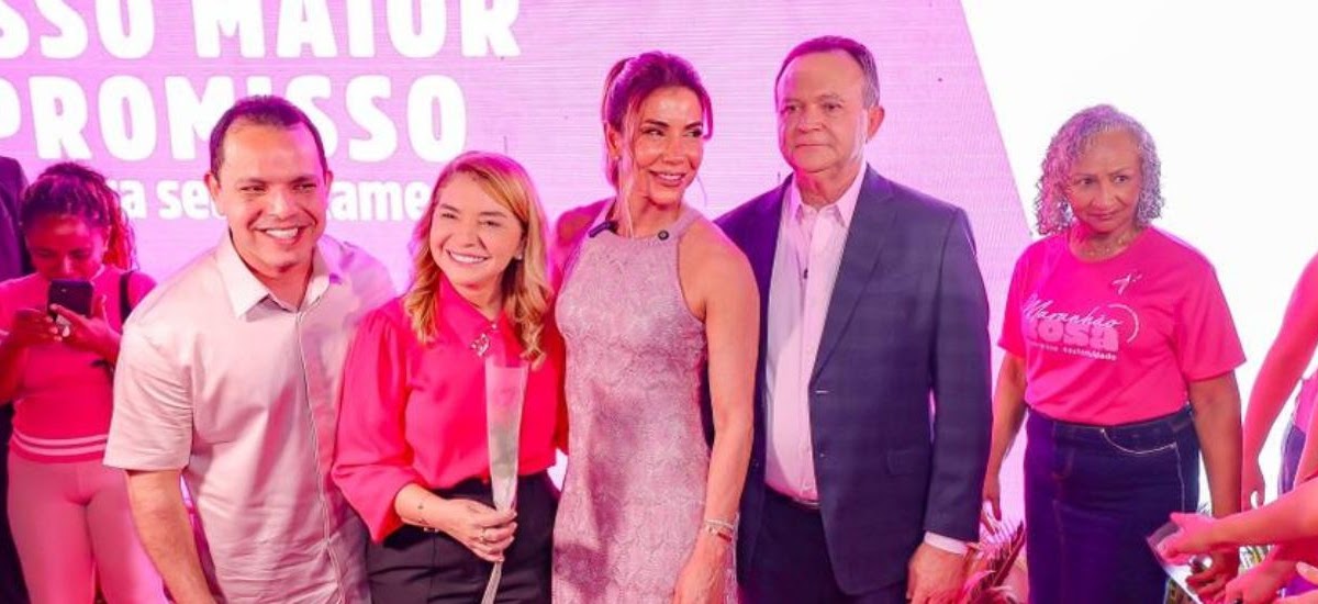 Iracema Vale participa da abertura da campanha ‘Maranhão Rosa’