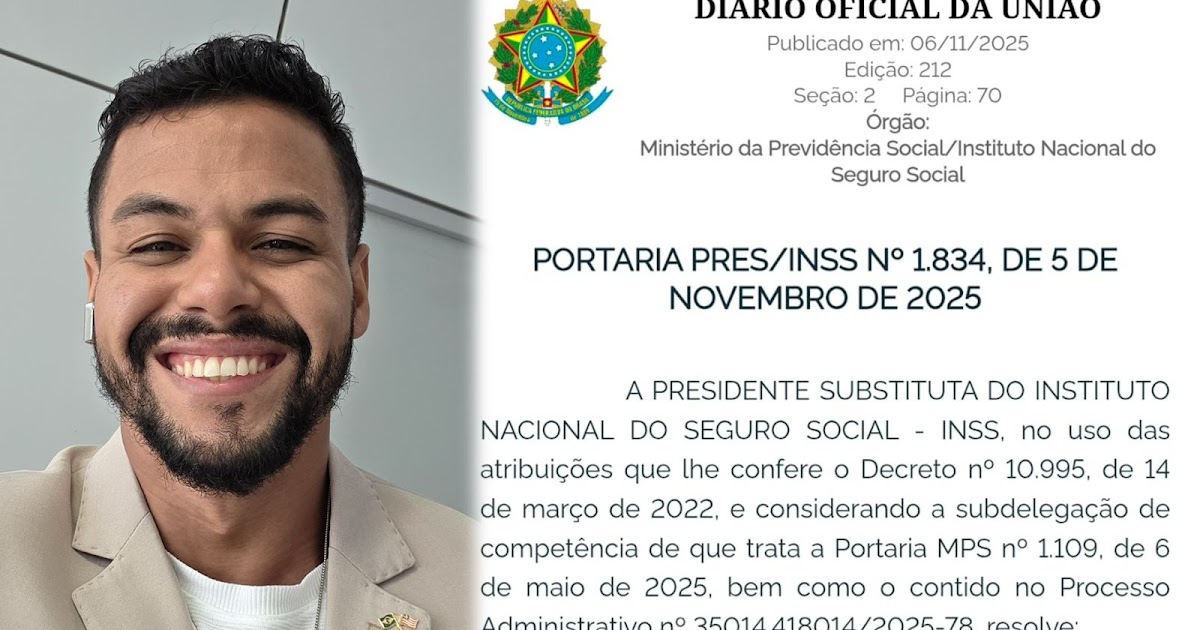 Weslley Martins é o unico Maranhense Coordenador Nacional de Atendimento do INSS na Regional Nordeste.