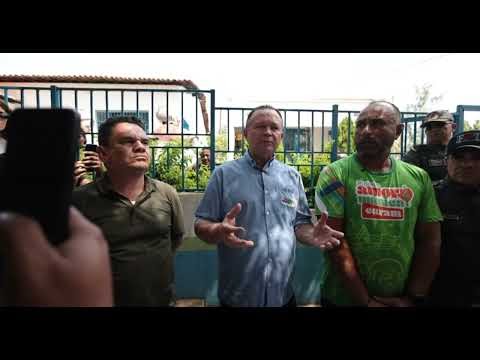 Governador Carlos Brandão acompanha buscas por crianças desaparecidas em Bacabal